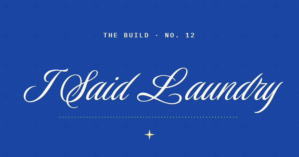 Cover Maker layout: One Line on ink blue