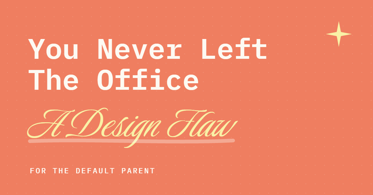Cover Maker layout: Setup + Payoff on coral